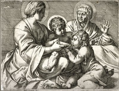 Madonna of the Bowl by Annibale Carracci